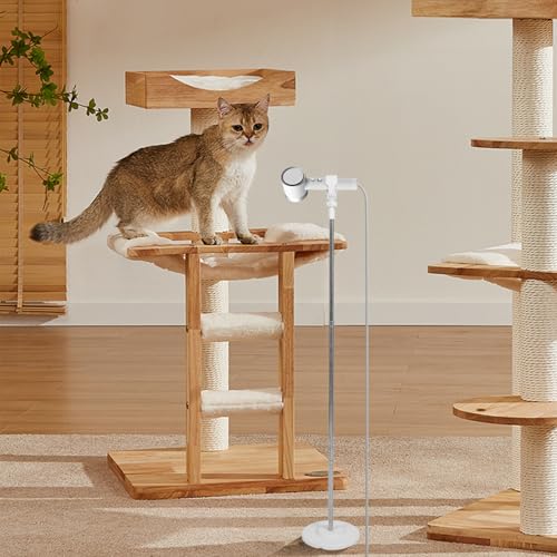 Support sèche-cheveux de toilettage élégant en acier inoxydable robuste 30-110cm - 5