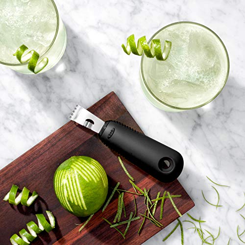 OXO Good Grips Citrus Zester and Channel Knife,Black,One Size