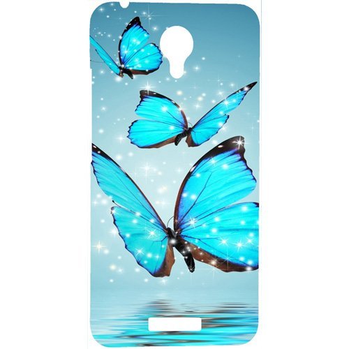 Image of Back Cover for Micromax Canvas Spark Q380 (Plastic Multicolor)