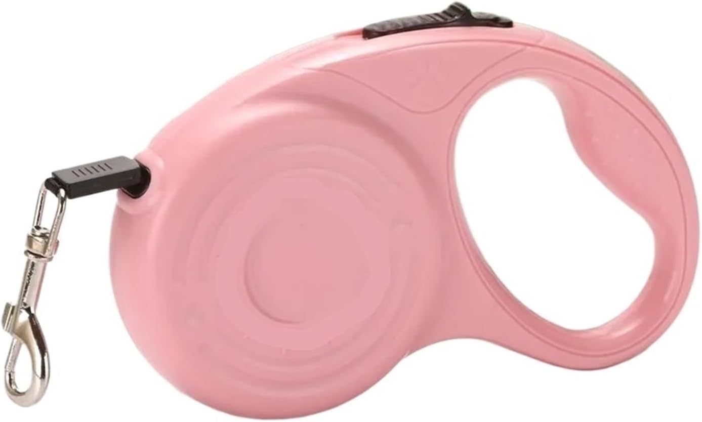 3/5m Dog Leash Pet，Compatible for Small Medium Dogs Cats Outdoor Hiking Puppy Durable Automatic Extending Rope(Blue,5M)