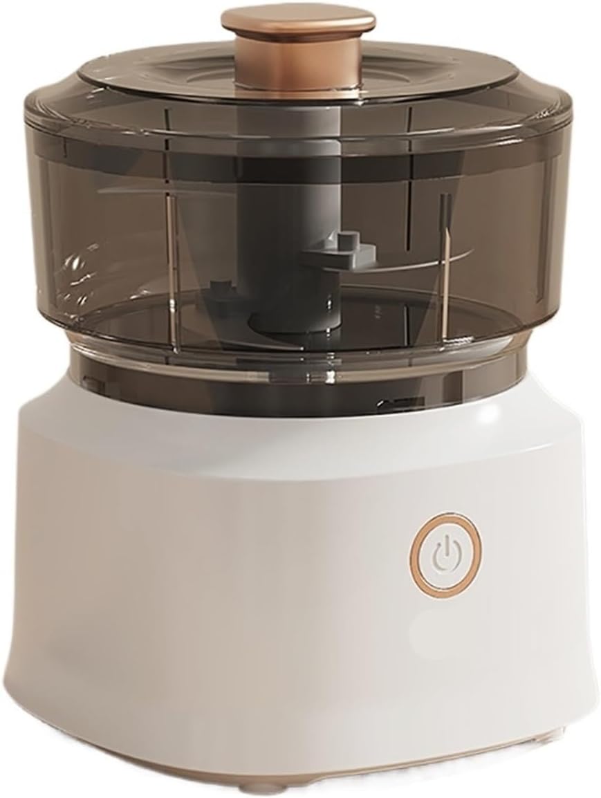 350ml Multi-functional Meat Grinder Wireless Cooking Machine Garlic Blender Food Kitchen Shredder(Brown)