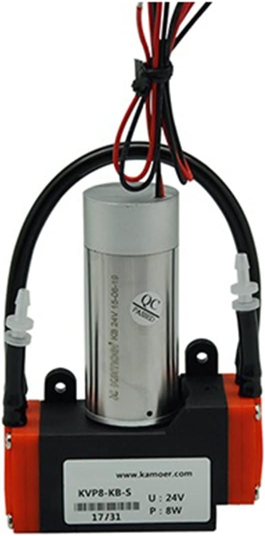 Power Pumps KVP8 12V/24V Diaphragm Vacuum Pump Micro Air Pump with DC Motor Pump Accessories (Color : 24V, Size : Brush-Series)
