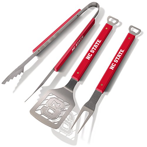 YouTheFan 5020865 NC State Wolfpack Spirit Sportula Grill Spatula, 22" x 9", Stainless
