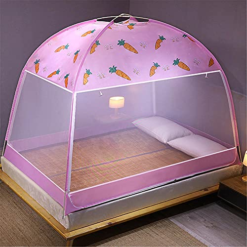 Moustiquaire pour lit pliable fine mesh moustiquaire de voyage zippée 120cm