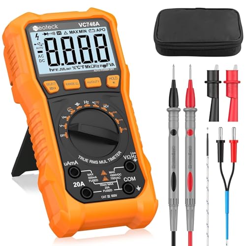 Neoteck 6000 Counts Digital Multimeter 750V AC 1000V DC with...