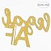 Legal AF Birthday Cake Topper for 18th / 19th / 21st Birthday Party Decorations (Double Sided Gold Glitter)