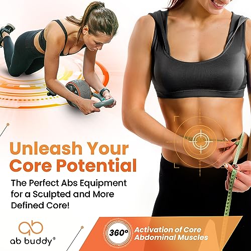 Ab Buddy Ab Roller Exercise Wheel for Home Gym, Ab Wheel Roller for Core Workout, Ab Workout Equipment for Core and Abdominal Strength Training, Home Workout Ab Machine and Gym Accessories. - Image 6