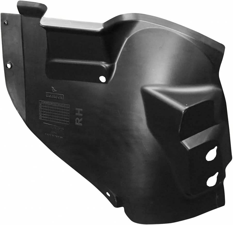 For Ram 1500 2019 2020 2021 2022 Fender Liner Driver and Passenger Side Pair | Front | Lower | Forward | w/Flare | PP Plastic | CAPA | CH1248207, CH1248207C, CH1249207, CH1249207C