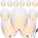 10Pcs White Paper Lanterns for Weddings, Parties...