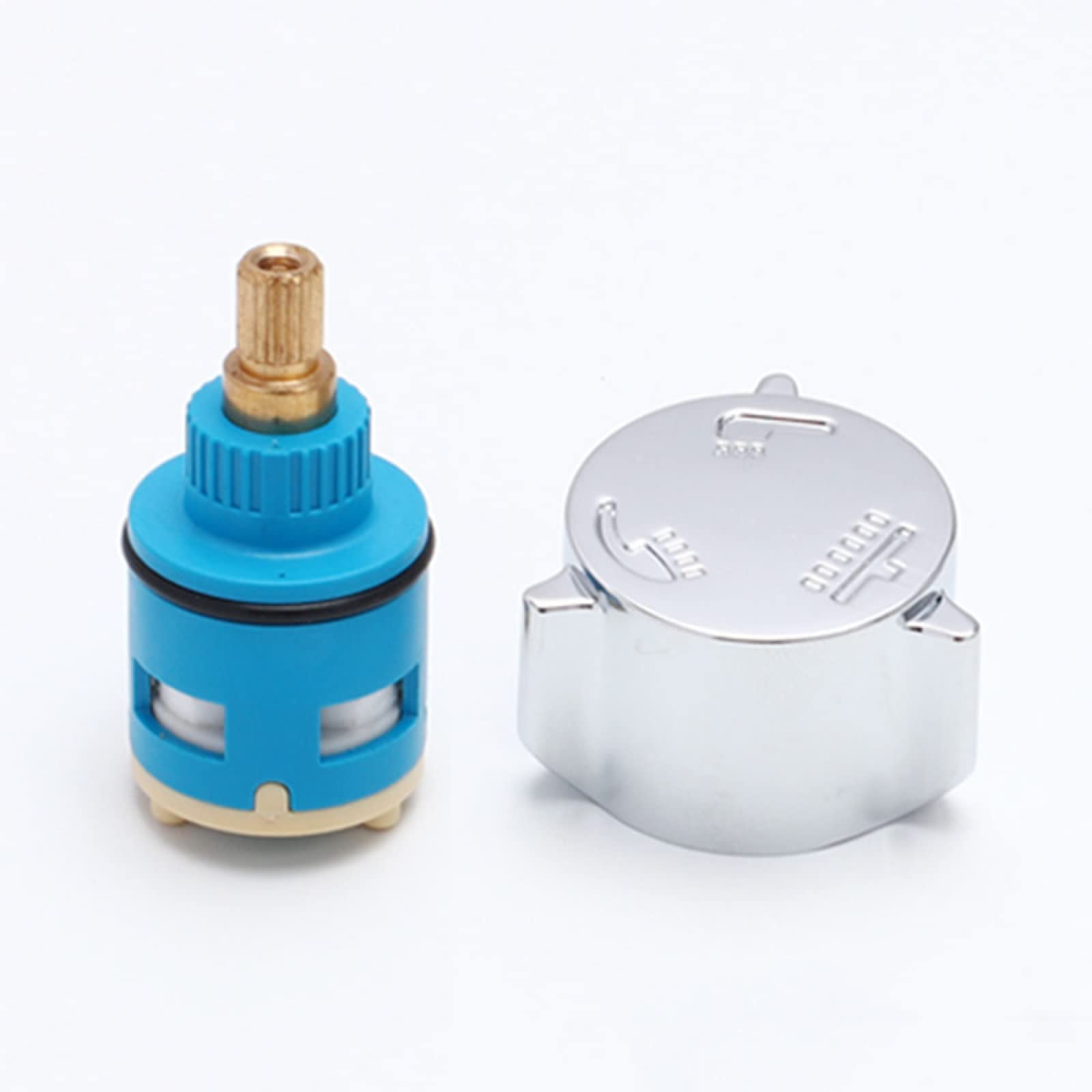 Ouhbndeaz G 26Mm Faucet Cartridge Replacement 18/22/25/26/28/33/35/40Mm Ceramic Tap Cartridge Replacement Disc For Single Handle Faucet U-22Mm(G 26Mm)