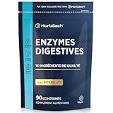 Enzyme Digestives Complexe avec Chlorhydrate de Bétaïne | Lactase, Protéase, Cellulase,...