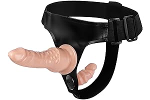 Female Wearable Strap On Dildo - Double Dildo Penis Harness SM Masturbation Adult Toys