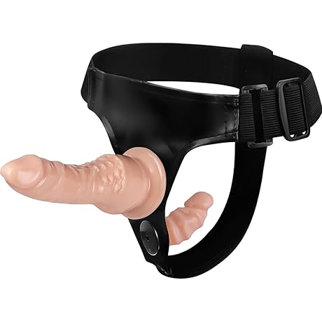 Female Wearable Strap On Dildo - Double Dildo Penis Harness SM Masturbation Adult Toys