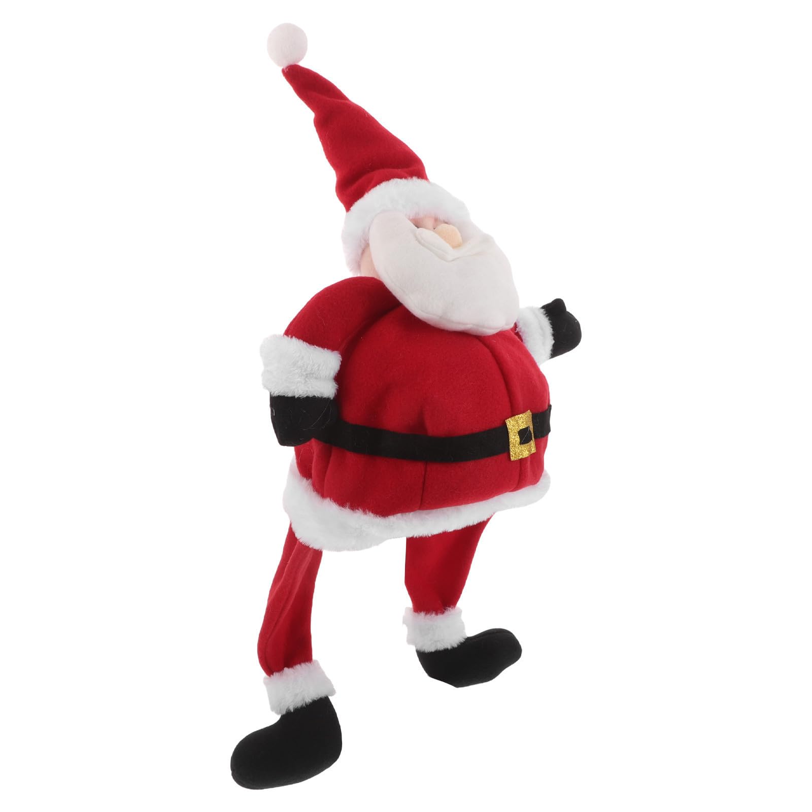 NUOBESTY 2 Stück Weihnachtsmannkostümmütze mit Baumelnden Beinen aus