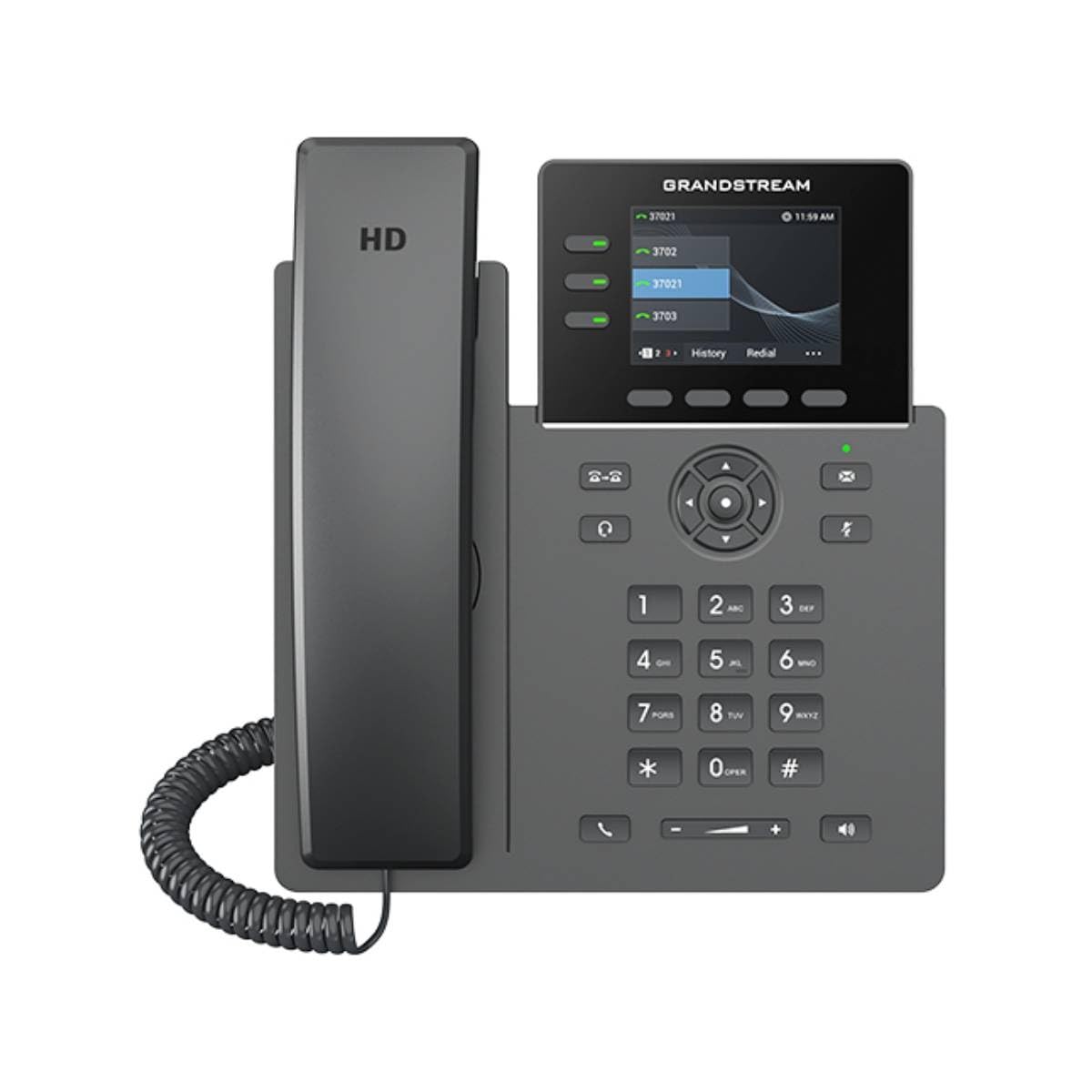 Téléphone IP Grandstream GRP2611G PoE Noir