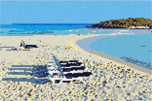 Pepita Needlepoint kit: Beach Scene, 12