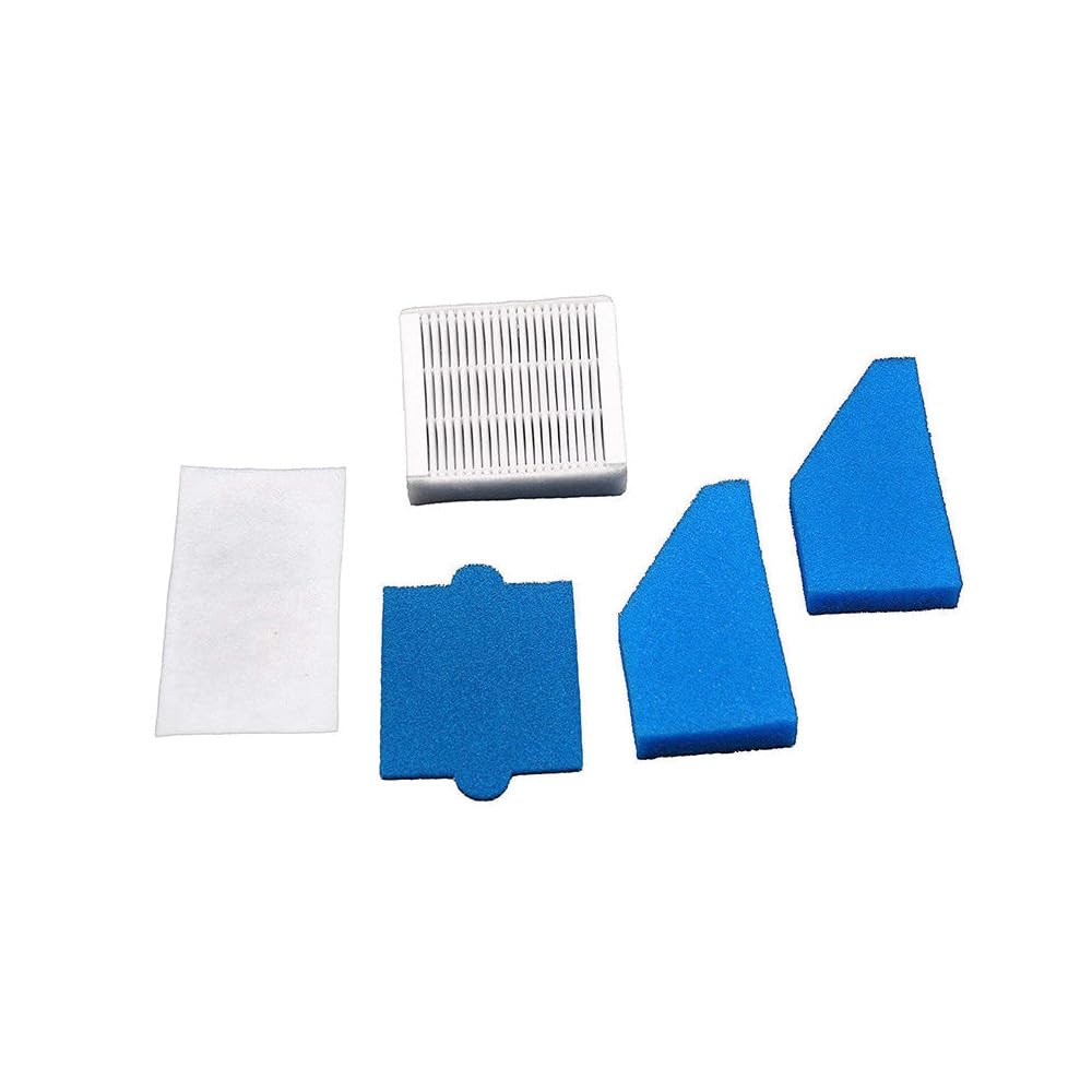 Set di 2 filtri per aspirapolvere (set da 5 pezzi) per Thomas, filtri di ricambio adatti per Thomas Aqua+ Multi Clean X8 Parquet, Aqua+ Pet & Family (articolo n. 787241