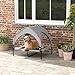 PawHut Erhöhtes Hundebett mit Baldachin, Haustierbett, Outdoor Hundeliege mit Dach, Atmungsaktiv, für große Hunde Hellgrau Oxford 91 x 76 x 89 cm