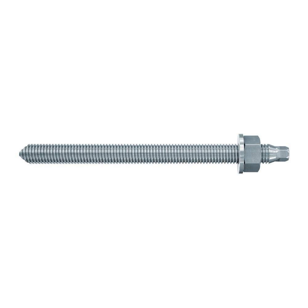 FISCHER 095718 - Varilla para anclaje quimico con rosca interior RG M10x350 GVZ (Envase de 10 ud.)