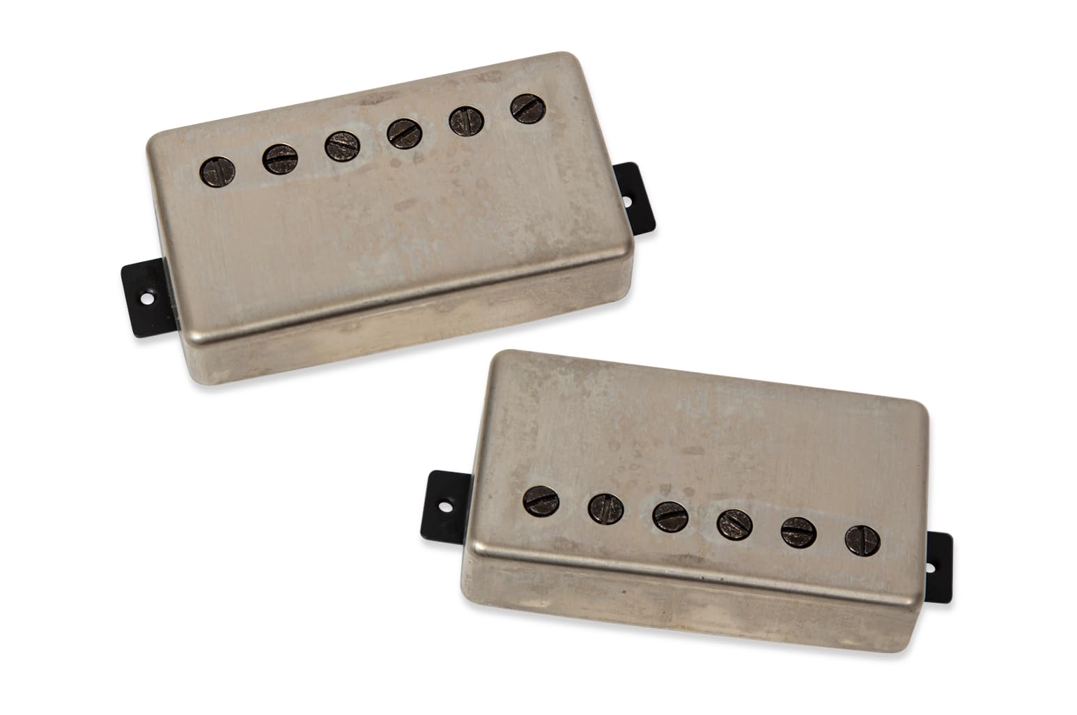 Seymour Duncan Nazgul and Sentient - Set di pickup per chitarra elettrica a 6 corde e ponte per hard rock e metallo moderno, nichel grezzo