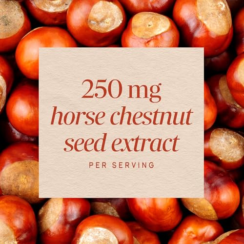 Nature's Way Horse Chestnut Extract, Premium Extract, Supports Healthy Leg Veins*, Standardized to 20% Aescin, Non-GMO Project Verified, Gluten Free, Vegan, 90 Capsules - Image 4