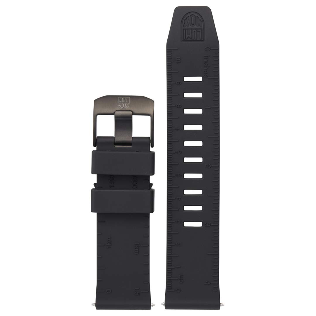 LuminoxGenuine Rubber Strap, 24 mm, FPX.8830.20B.2.K 24mm / Black / Rubber