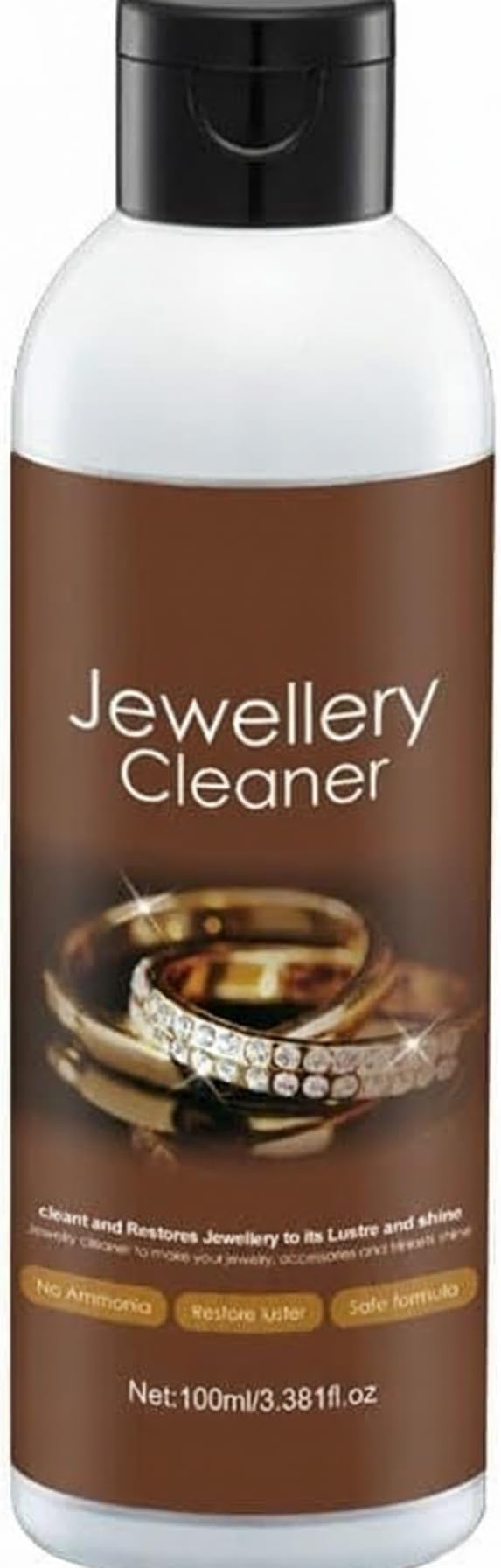 Azonee Jewelry Cleaner, Jewelry Cleaner Spray, Anti Tarnish Jewelry Cleaner, Watch Rust Anti-Tarnish Spray, Restores Shine and Brilliance to Gold Diamond Platinum Jewelry and Precious Stones