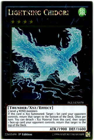 Amazon.com: YU-GI-OH! - Lightning Chidori (PGL3-EN070) - Premium