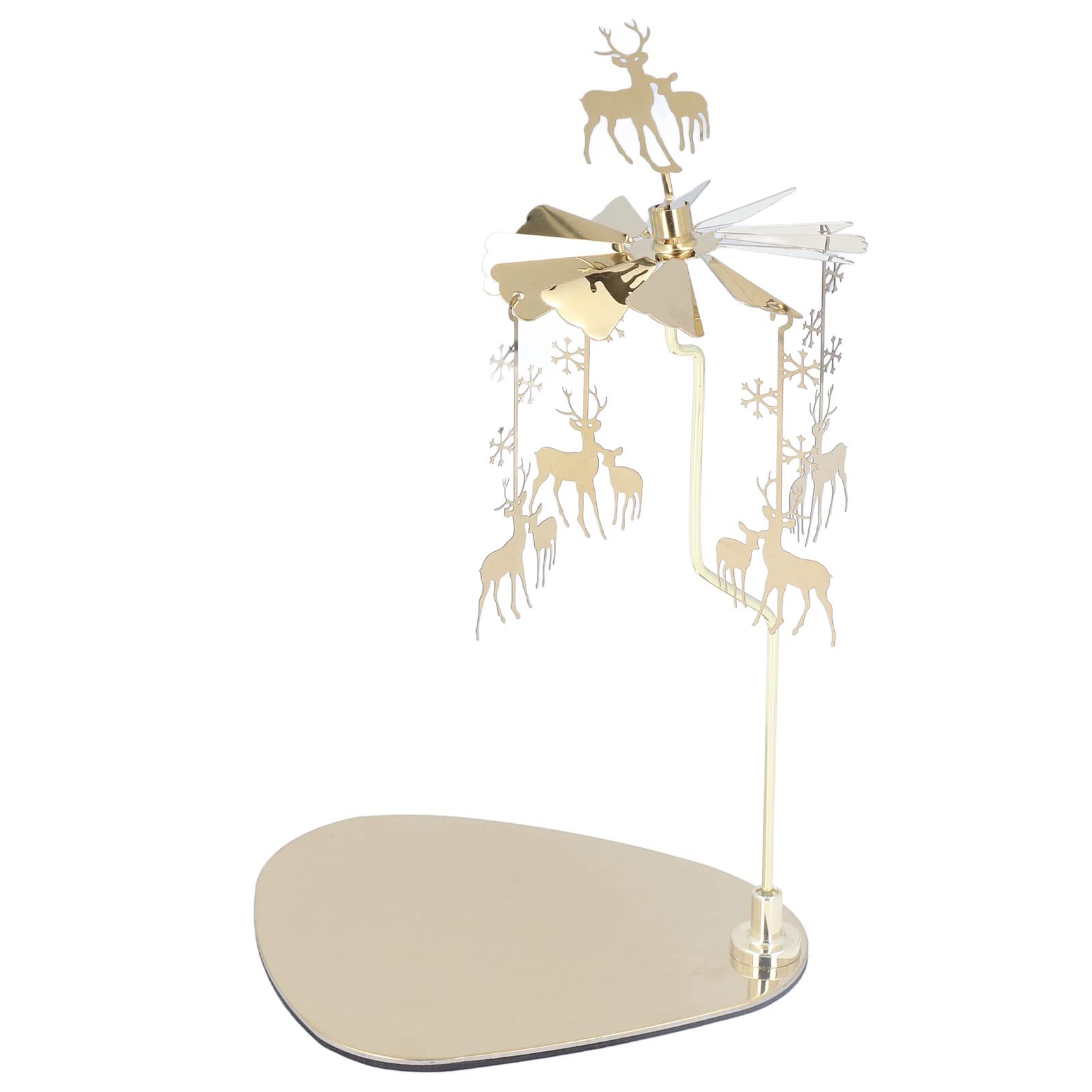 Rotatable Wind Candle Holder for Christmas Home Wedding Decoration - Candle Tray (#4)