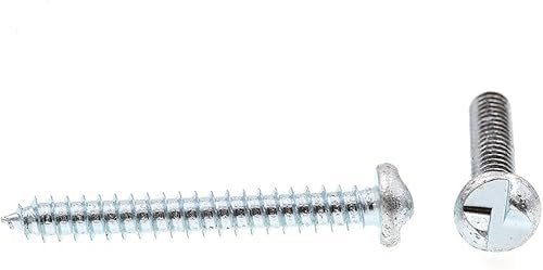 Miniatura 2 de Prime-Line 9027720 Tornillo para chapa metálica, One Way, #10 X 1-12 pulgadas, acero chapado en zinc, paquete de 100