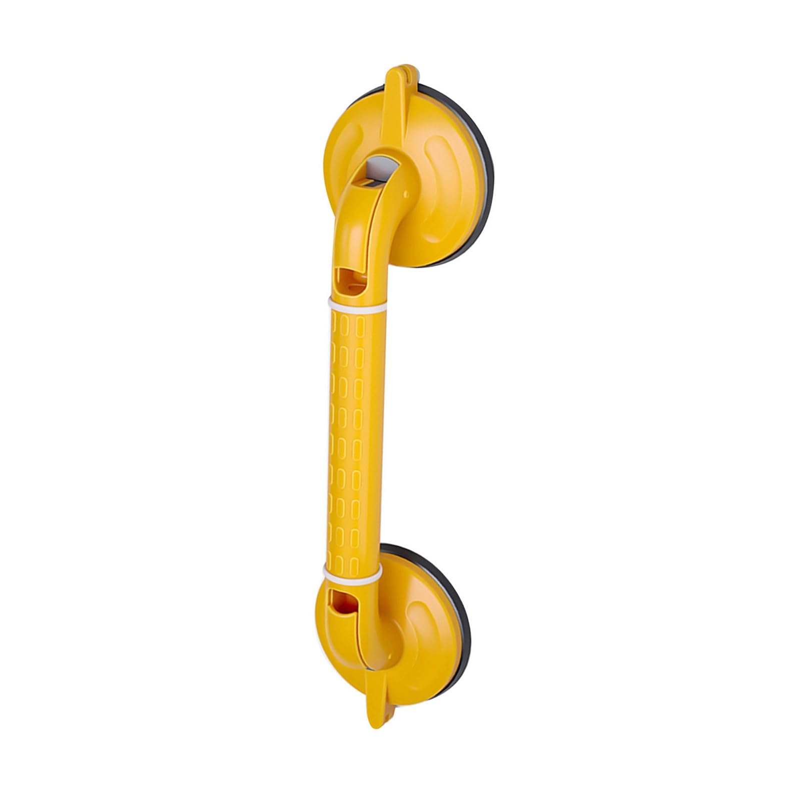 Barra De Apoyo Con Ventosa Sin Taladro, Barra De Seguridad For Ducha, Con Agarre Antideslizante Y Círculos Luminosos, Capacidad De Peso De 200 Kg, For Escalones De Bañera(Yellow,Length 38cm)