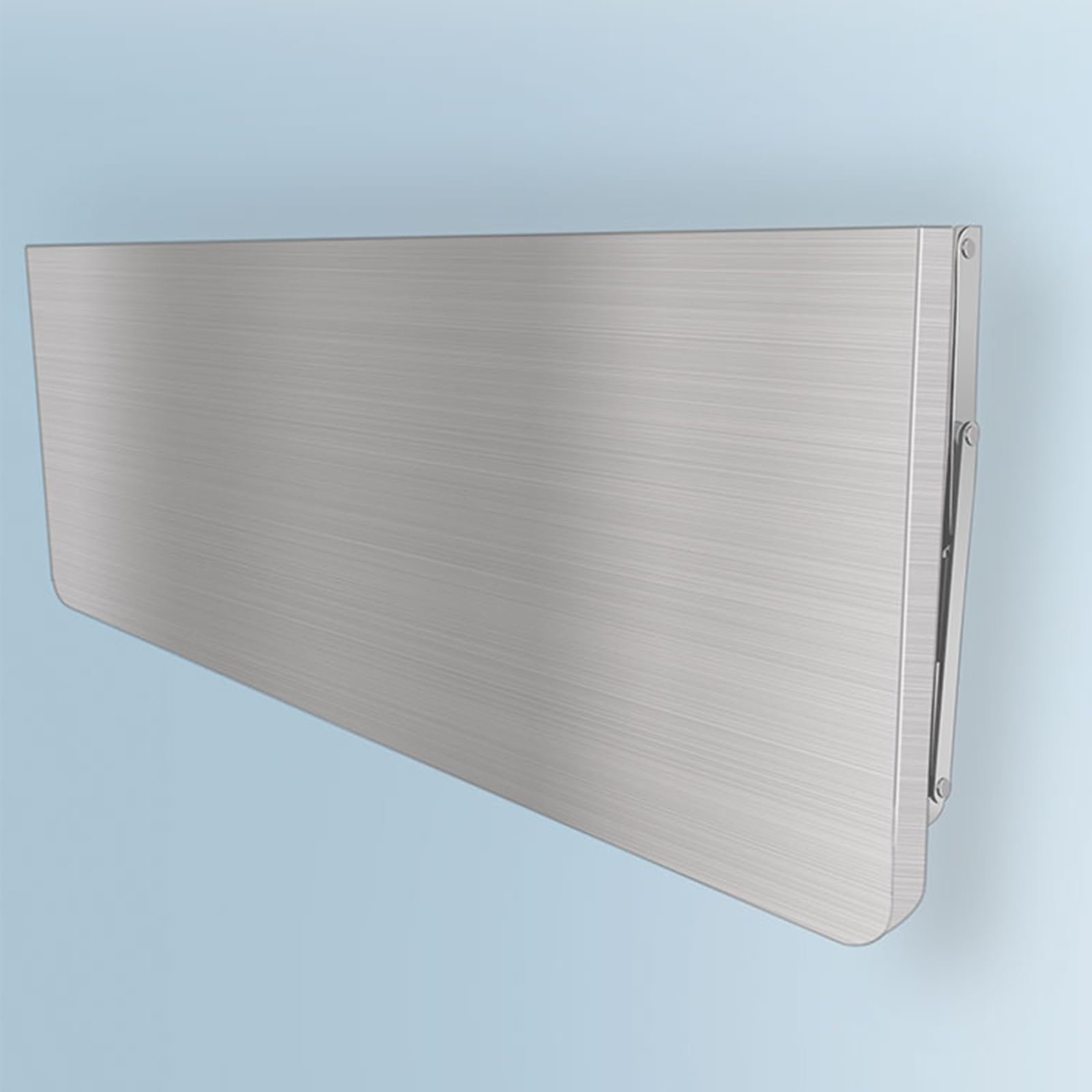 Mensola pieghevole da parete in acciaio inox, versatile, per cibo, camion, barbecue, barbecue, cucina all'aperto, tavolo da preparazione per ristoranti (99 x 40,6 cm)