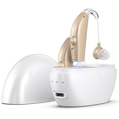 Miniatura 1 de Audífonos Amplificadores auditivos para personas mayores recargables con cancelación de ruido Amplificador de pérdida de audífono para personas