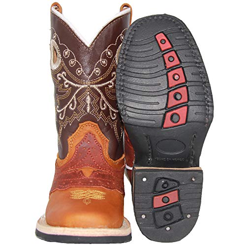 Boys Cowboy Boots Kids Western Square Toe Boot3