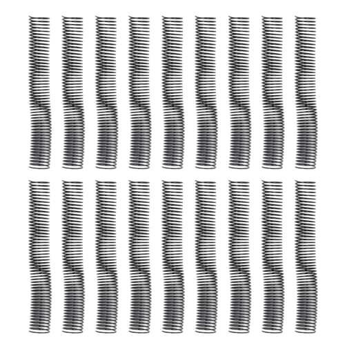 OVAQUIXI Bobinas de Encuadernación Espiral para Papel A4, 38mm de Diámetro, 48 Anillas