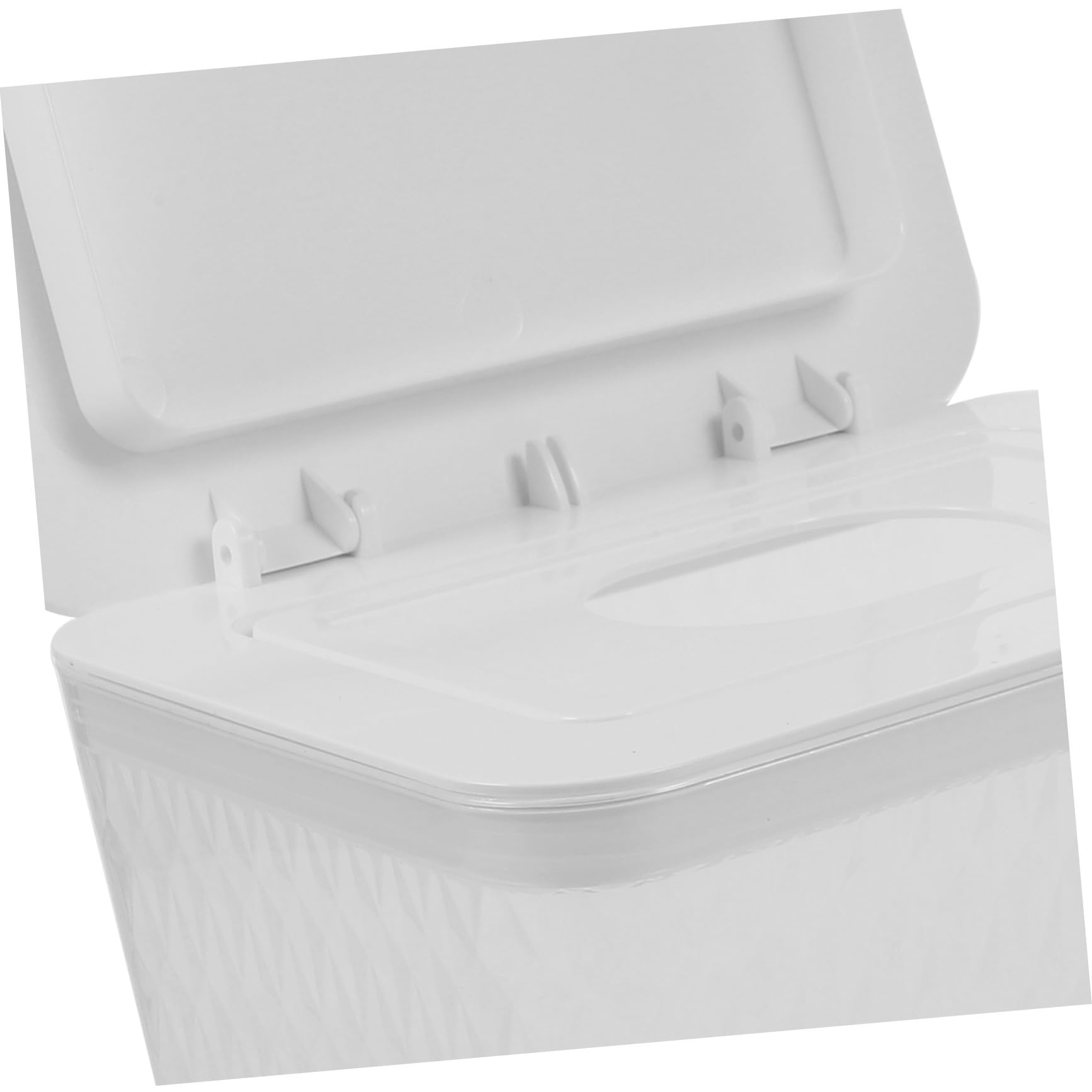 Gatuida Dispensador de Toallitas Húmedas Compacto Caja Plástica Tapa para Baño Hogar Cocina Organizador Contenedor Reutilizable para Pañuelos Húmedos y Servilletas