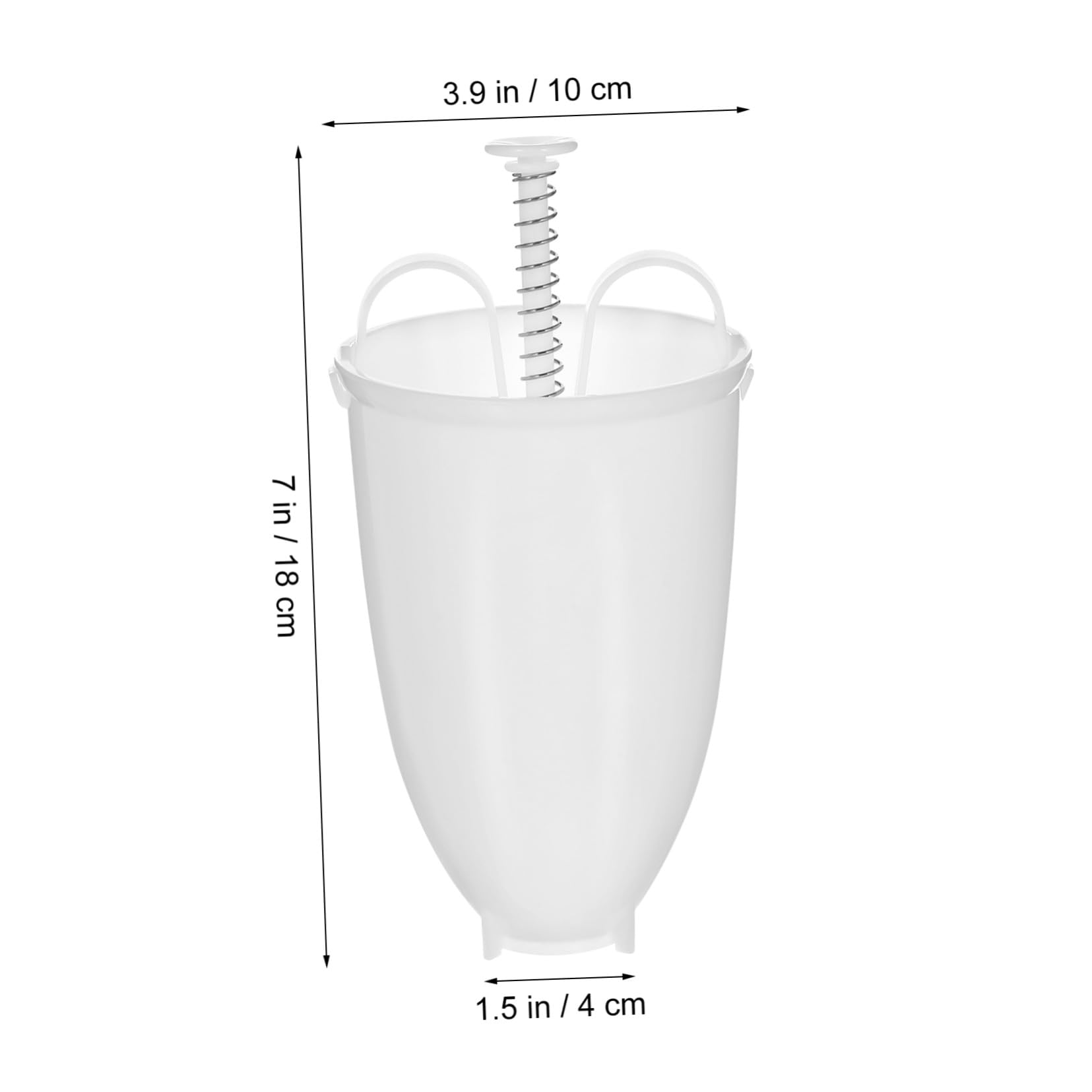 Máquina para Hacer Donas Casera 2 Piezas de Pp Blanco Ligera y Fácil de Usar para DIY y Hornear en Casa