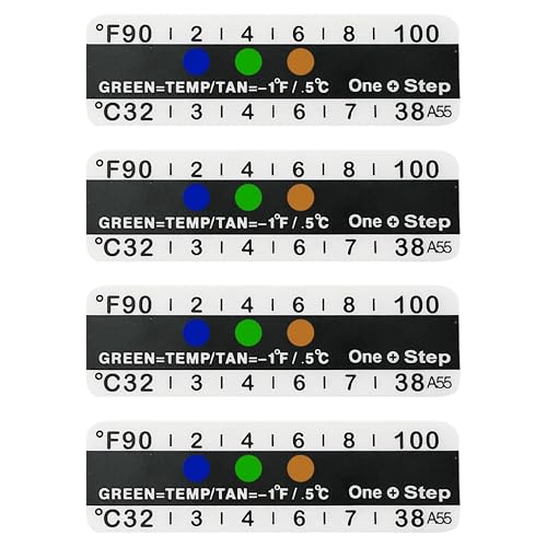 One Step Urine Temperature Test Strips, 100 x Stick on Adhesive Thermometer Strips for Urine...