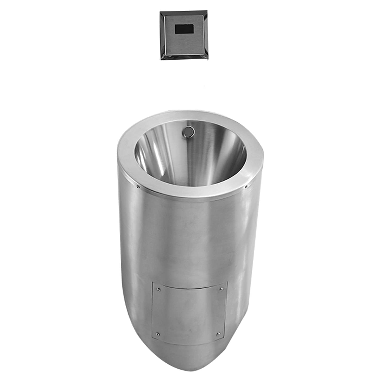 Orinatoio da parete in acciaio inox 304, con sensore intelligente, per lavarsi l'orinatoio da uomo, piccolo WC verticale, adatto per centri commerciali, bar, scuole