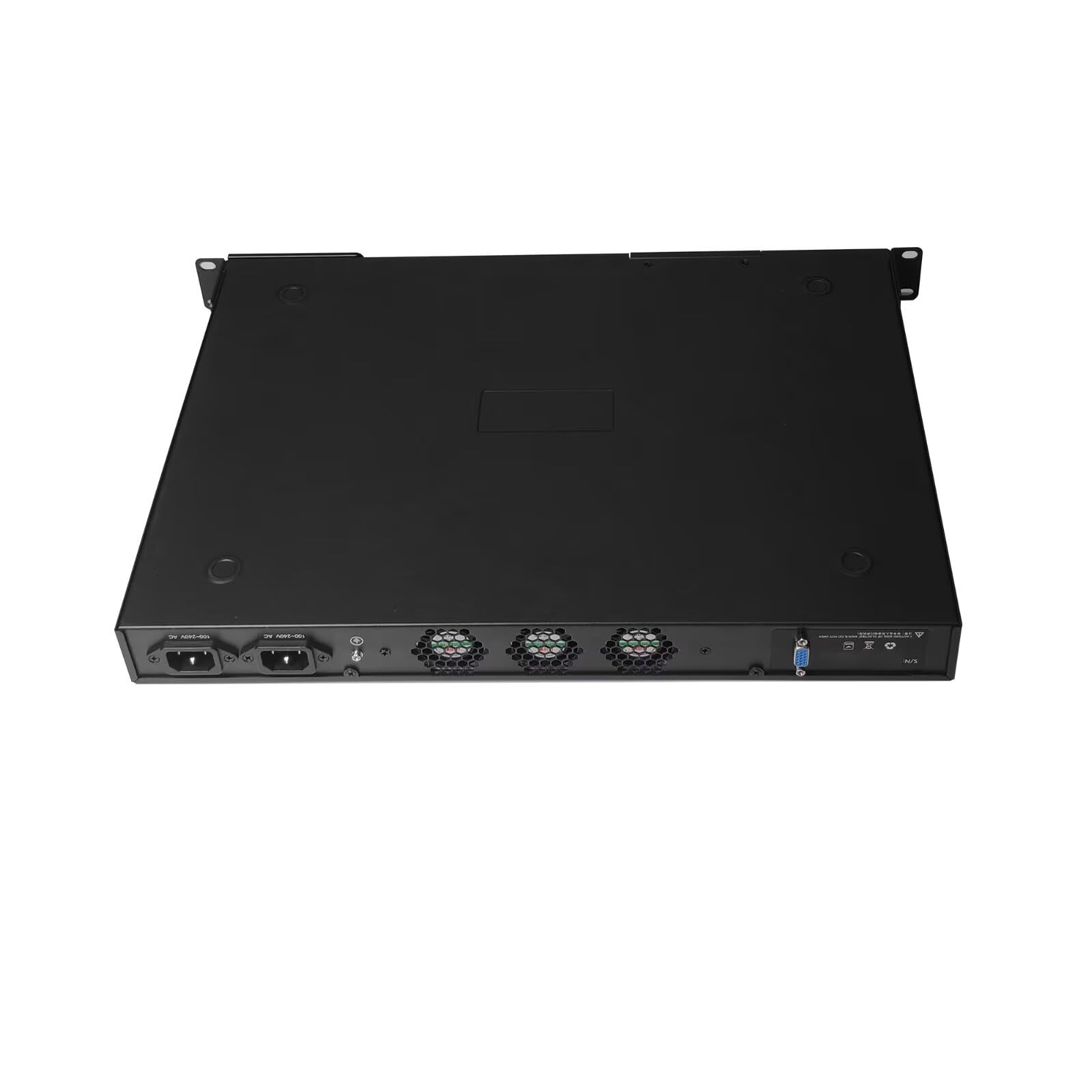1U Firewall Appliance 19'' Rackmount Network Security Hardware, OPNsense Router PC, N100, 2 x SFP+ 10 Gigabit, 4 x I226V 2.5GbE LAN, GPIO, Barebone, NO RAM, NO Storage