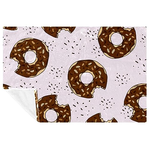 Couverture beignet de qualité supérieure, plaid lit chaud et doux - 2