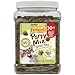 Purina Friskies Made in USA Facilities, Natural Cat Treats, Party Mix Natural Yums Catnip Flavor - 30 oz. Canister