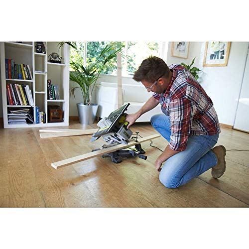 Ryobi Kappsäge,Gehrungssäge, Tischkreissäge RTMS1800-G (1800 Watt Säge incl. 48 Zahn-HM Sägeblatt) 5133002152 – Bild 4