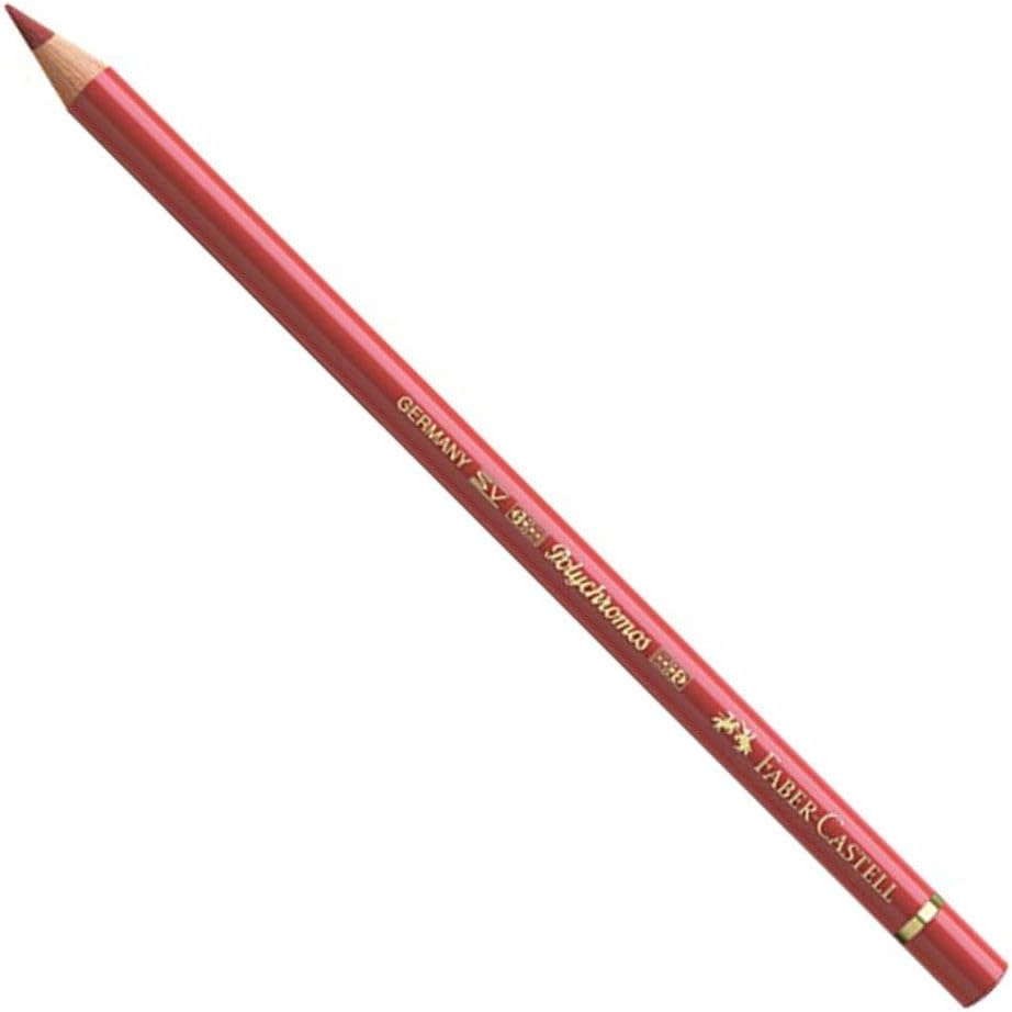 Faber-Castell 110191 POLYCHROMOS ARTIST COLOUR PENCILS POMPEIAN RED
