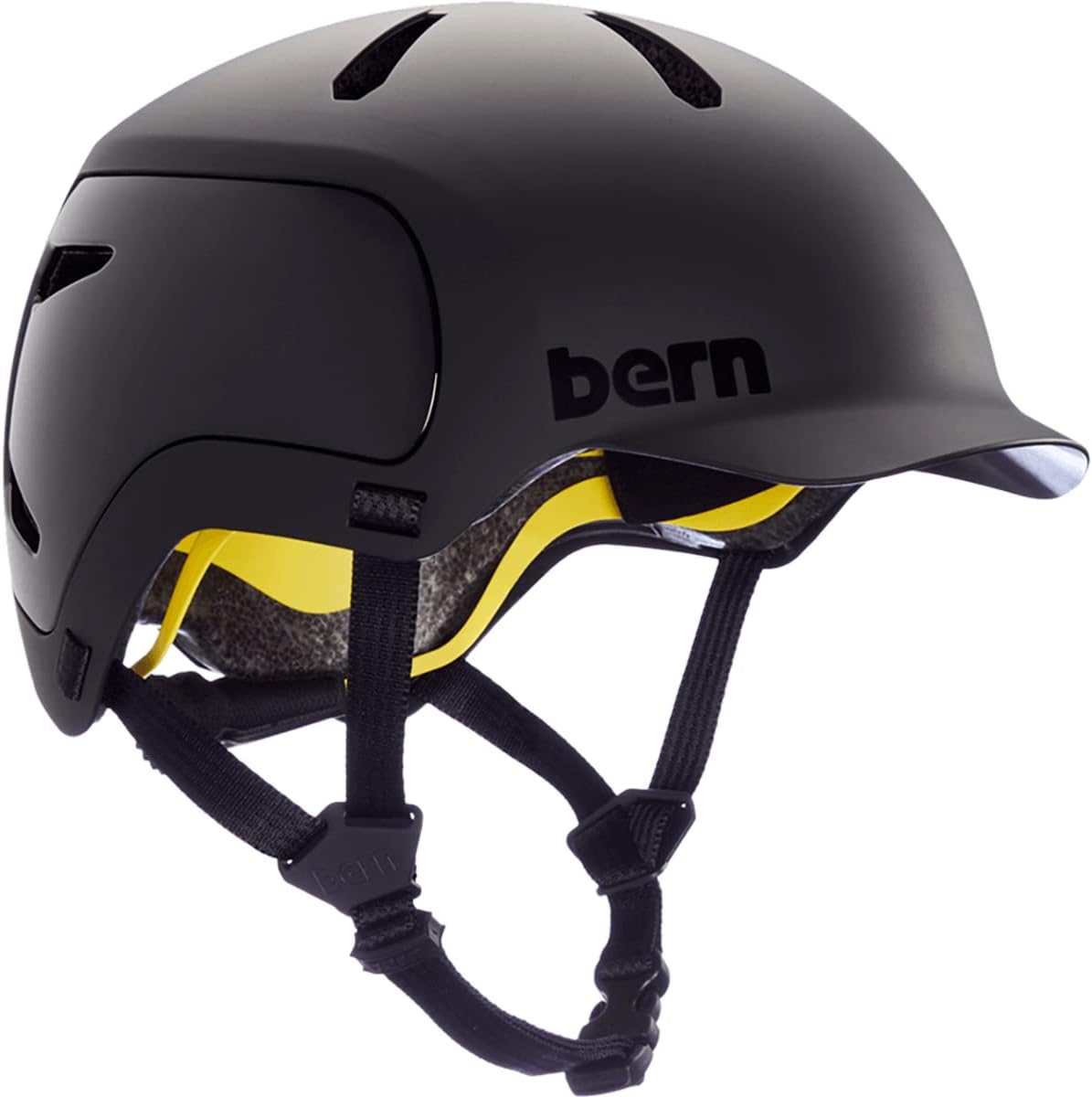 Bern Helmets | Watts 2.0 Small-Medium-Large | Models Matte Sand and Matte Black | Skate and Skateboarding Helmet : Sports & Outdoors