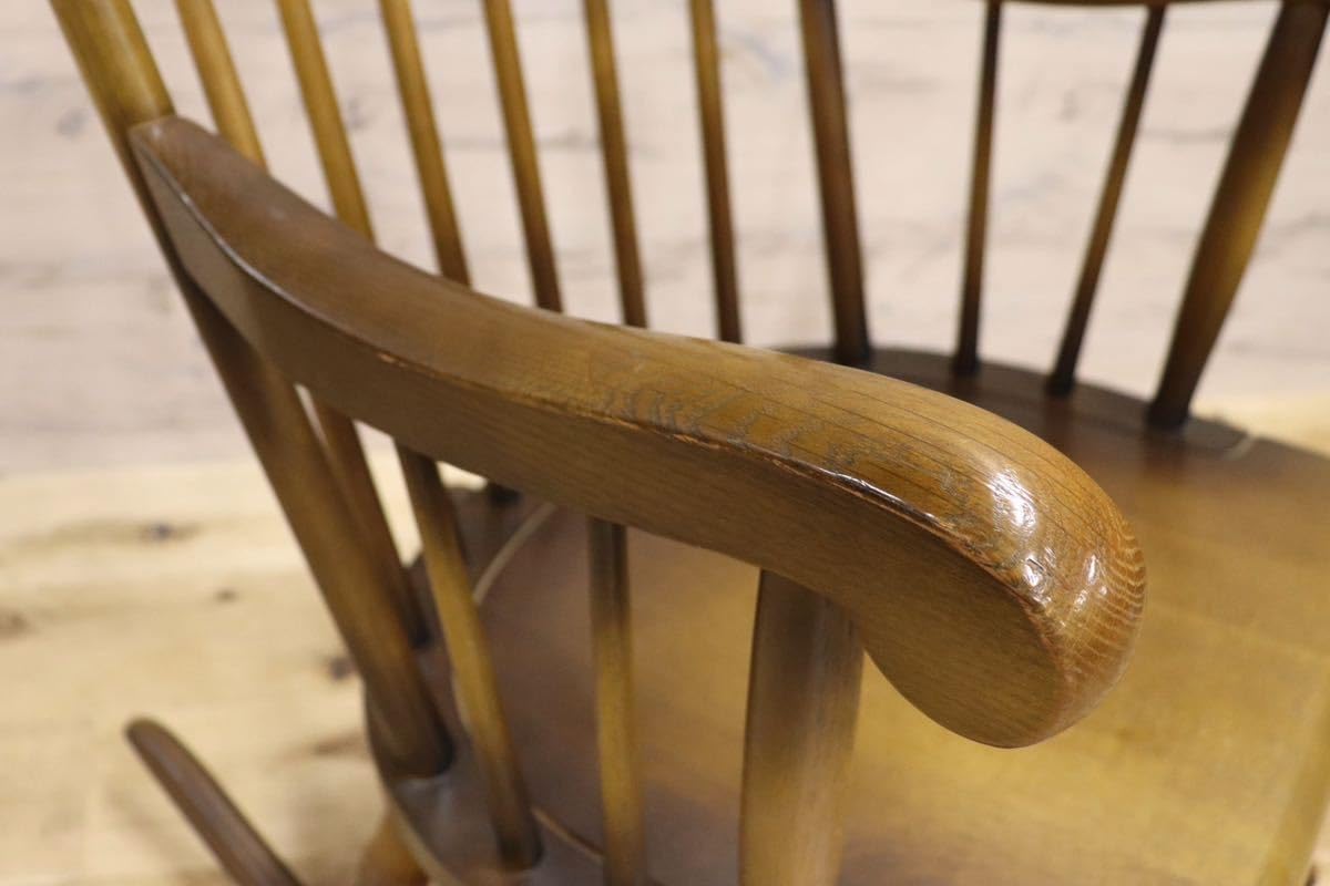 GMGH92○HIDA / 飛騨産業 キツツキ ロッキングチェア 揺り椅子 オー