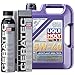 Produktbild LIQUI MOLY Leichtlauf High Tech 5W-40 5 Liter & Cera Tec Keramik Verschleißschutz 300ml I Weniger Kraftstoffverbrauch bei Benzin & Diesel I Erhöhte Laufruhe, Druckbeständigkeit & Motorsauberkeit