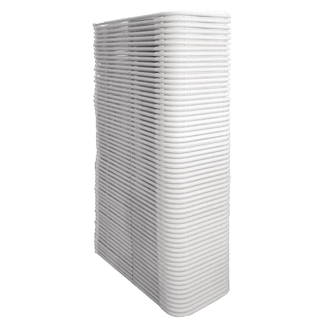 Bolero GD387 Lot de 10 chaises pliantes Blanc
