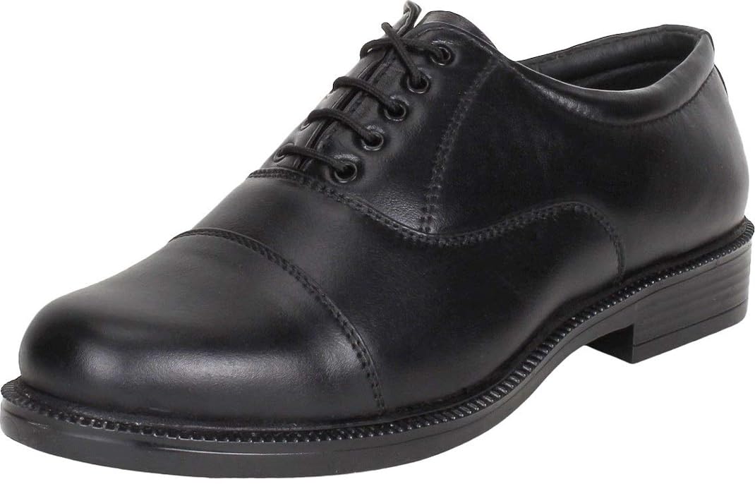 Derby Shoes for Men | Shoes for Men with PU Sole | Comfortable & Lightweight |Durable & Trendy Design | Size : 8 | Color : Black,VTR_2TM_1008PlcBlk_8-image-15