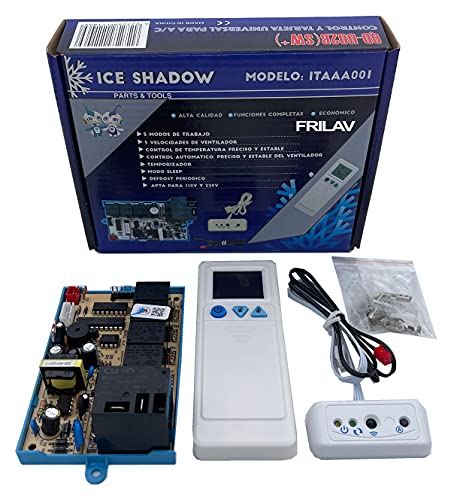 Listado de Minisplit de Ventana - los preferidos. 39 FRILAV Tarjeta Universal Minisplit Clima Ventana LG Mirage Midea